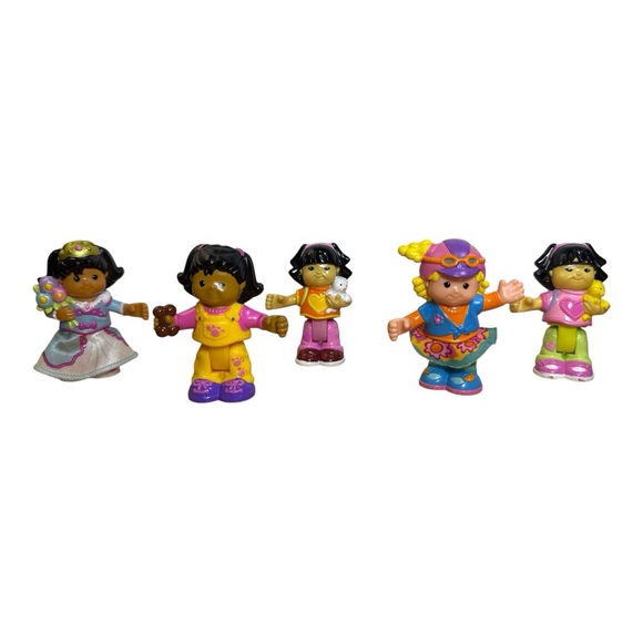 5 Fisher Price Little People Bendable Figures 3" - Picture 9 of 11